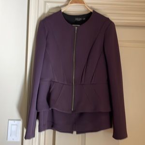 Iris setlakwe suit in aubergine. Size 14